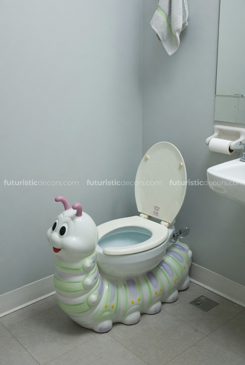 Porcelain Caterpillar Toilet
