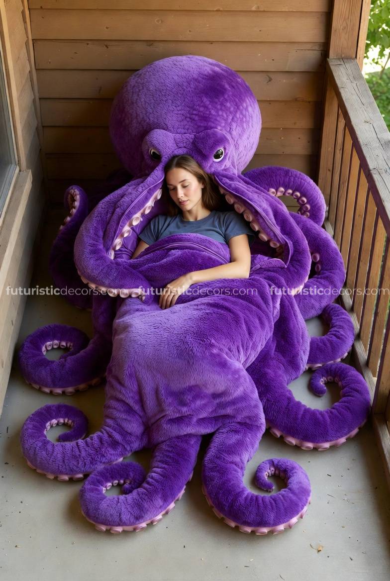 octopus-shaped sleeping bags