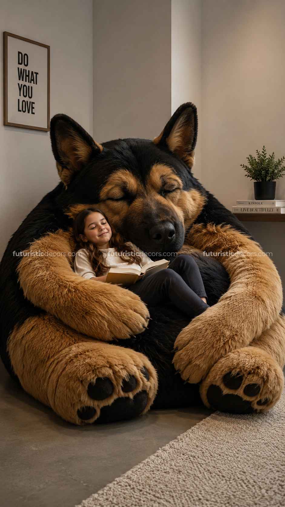 German Shepherd Bean Bags | Soft, Durable & Hug-Sized German Shepherd Bean Bags