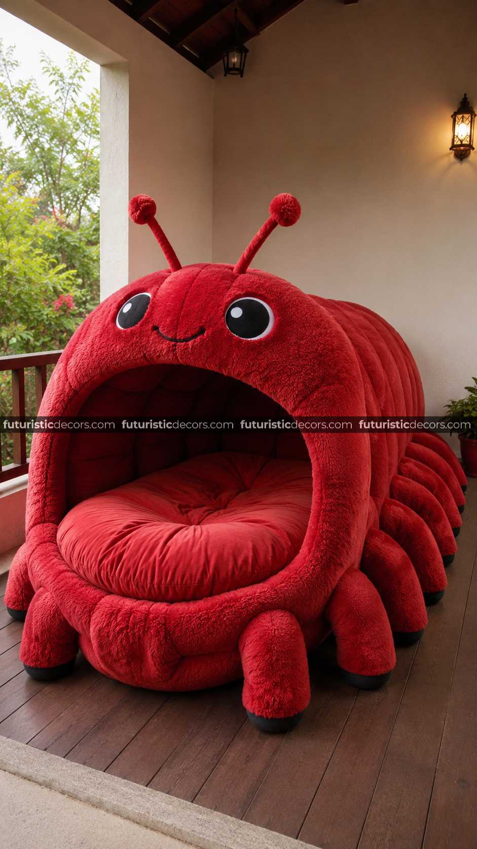 Caterpillar Lounging Pods