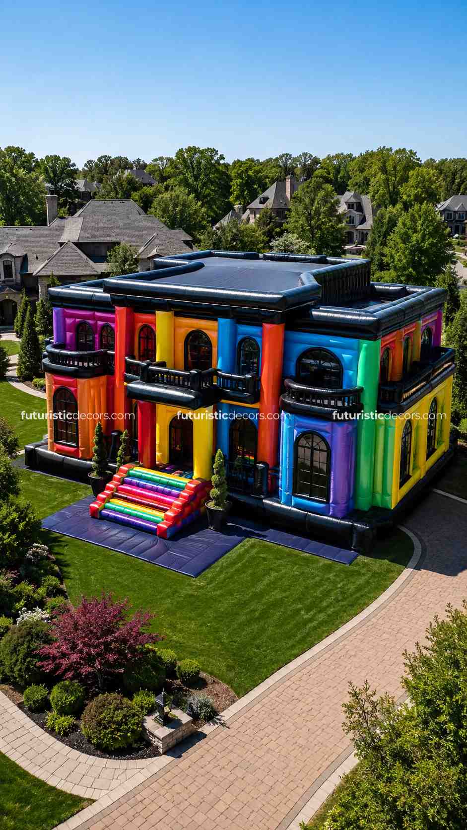 Inflatable Mega-Mansion House