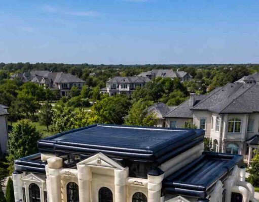 Inflatable Mega-Mansion House: Size, Durability & Colors giant inflatable villa