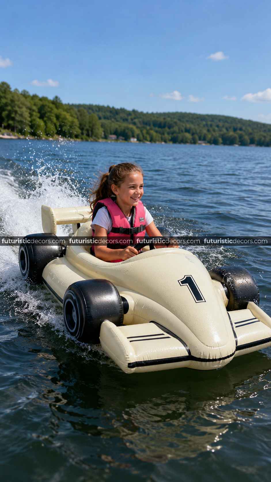 Inflatable Race Car Boat