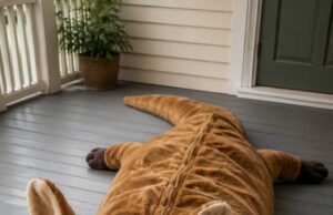 Kangaroo Sleeping Bags: Available in White, Brown, Green & Yellow kangaroo-shaped sleeping bag