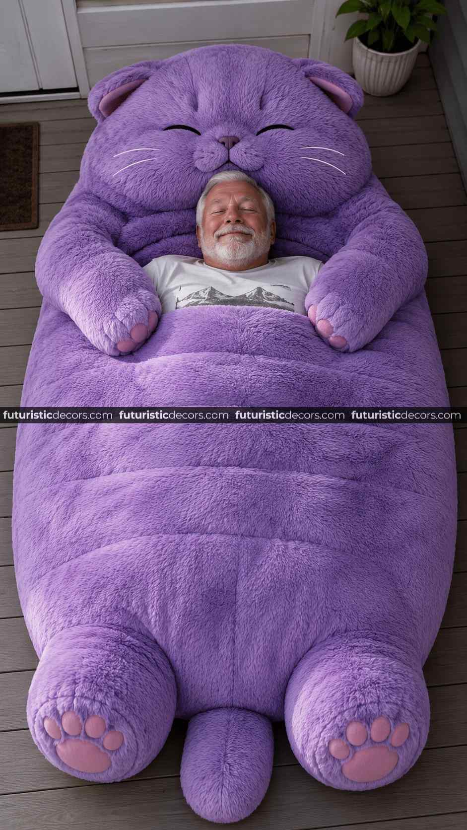 cat-shaped sleeping bags