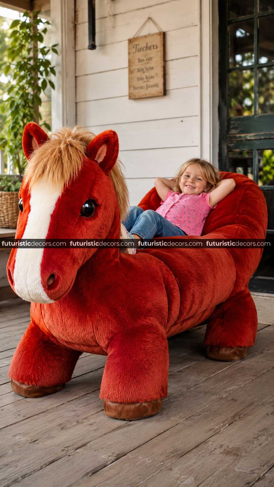 pony-shaped walking recliner