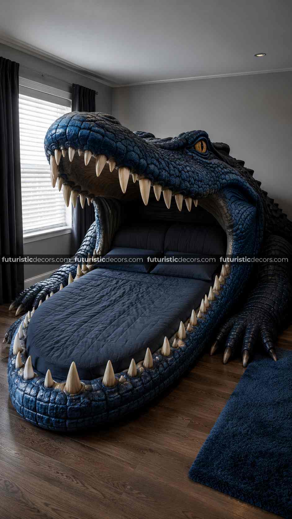 giant alligator mouth bed