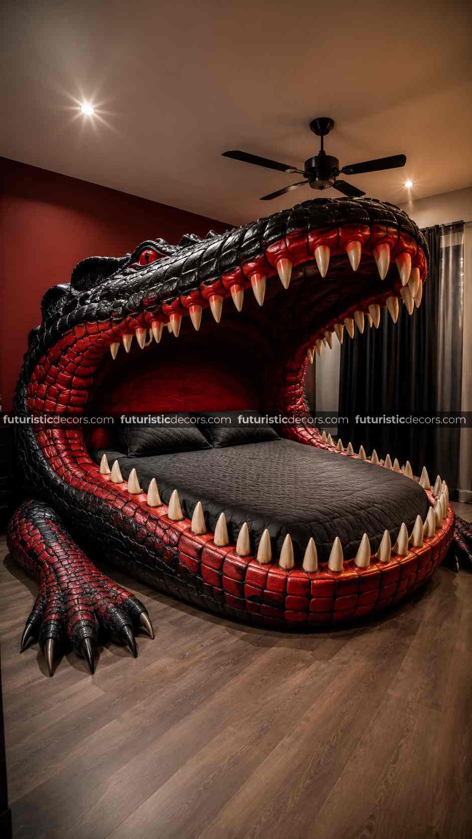 giant alligator mouth bed