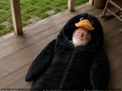 Duck Shaped Sleeping Bag – Soft, Zippered Duck Design Fluffy Duck Shaped Sleeping Bag