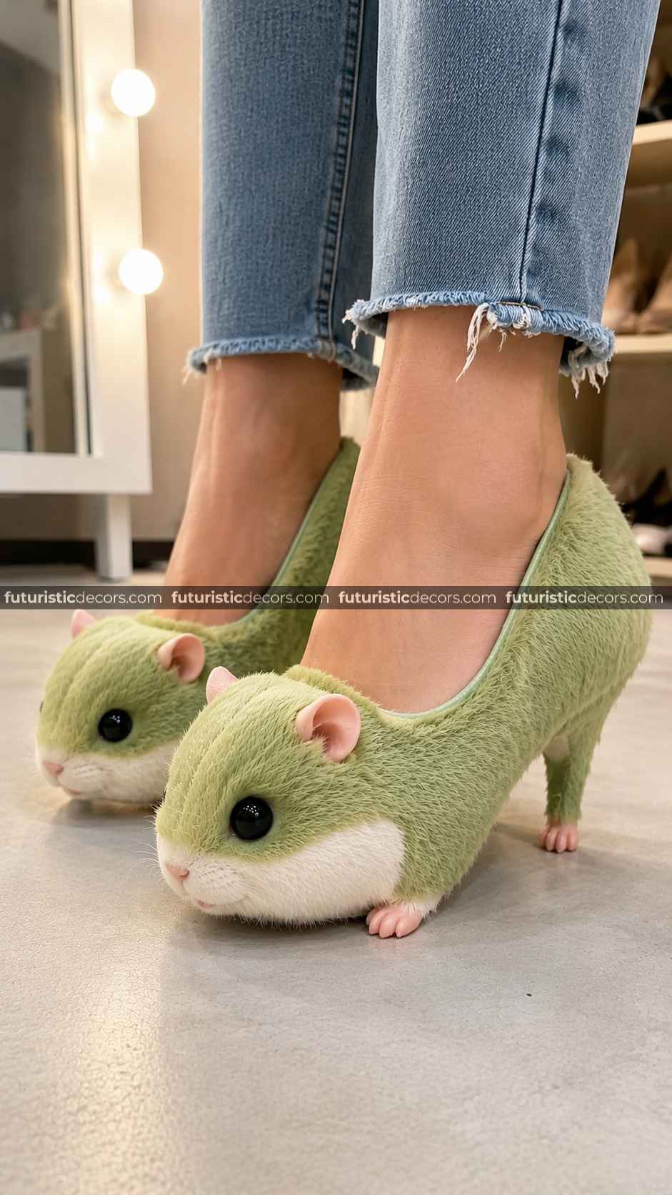 cute hamster high heels