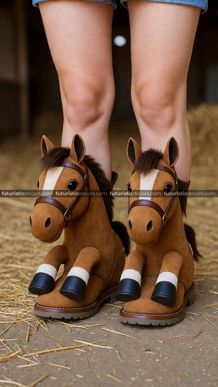 Horse Shaped Boots: Viral Pony-Inspired Footwear Review cute horse-inspired boot