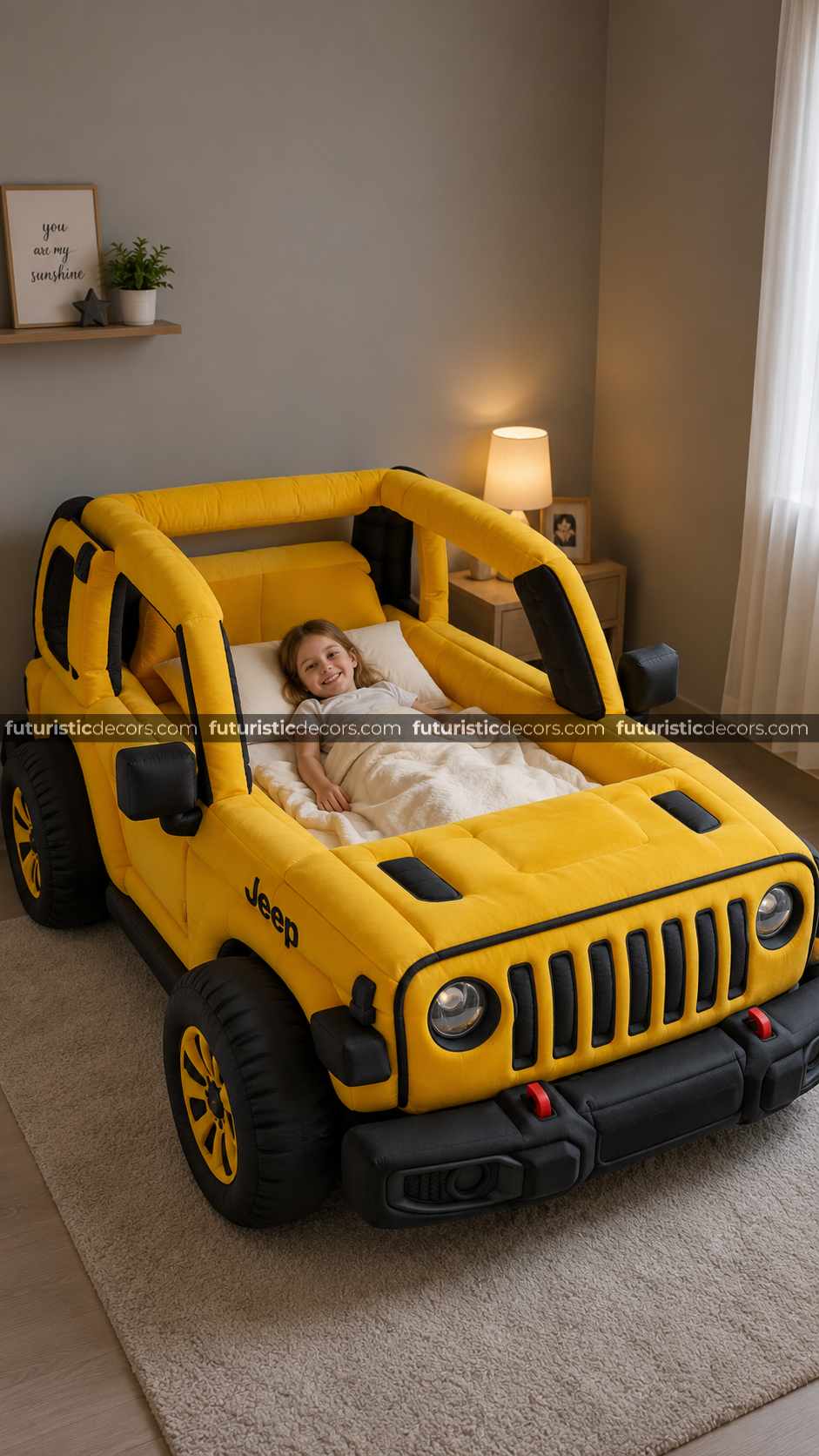 Mini Inflatable Jeep Bed