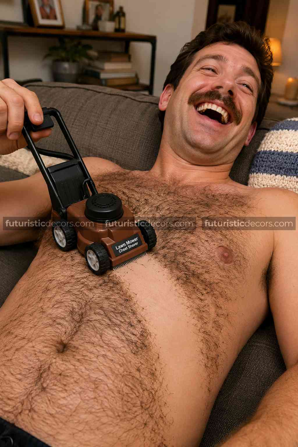 lawnmower-style shave