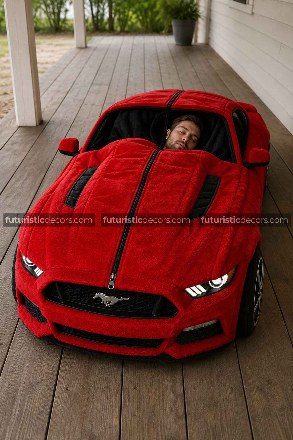 Mustang car sleeping bag