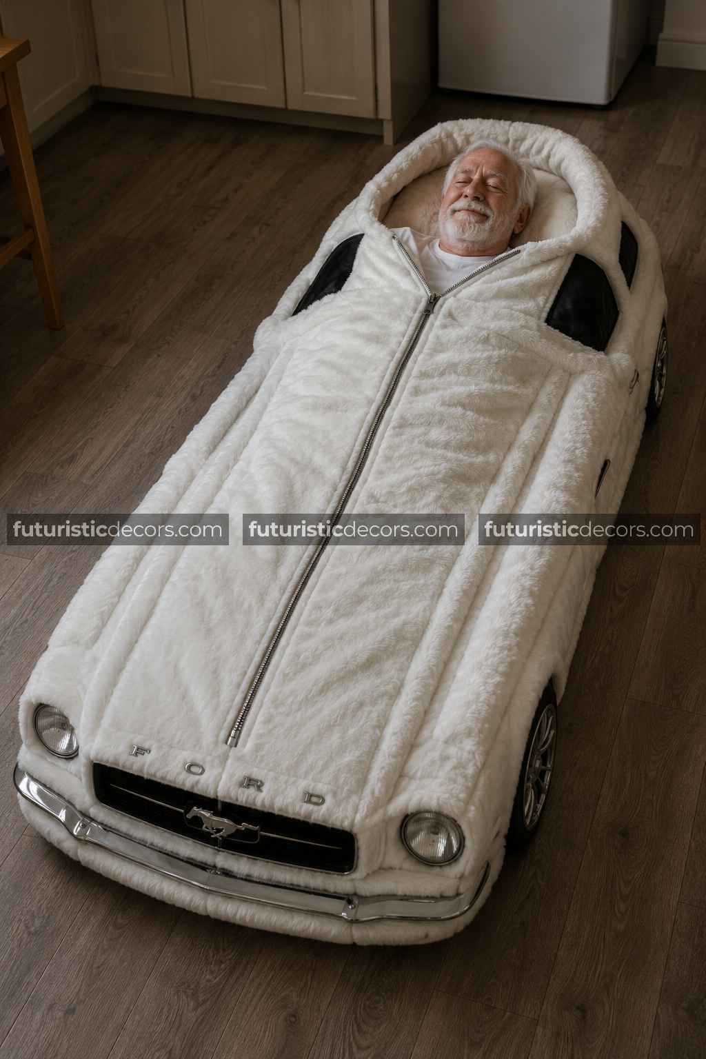 Ford Mustang-inspired sleeping bag