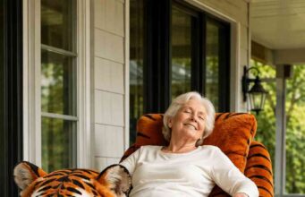 Walking Tiger Recliner – Perfect Blend of Fun & Relaxing Design Walking Tiger Recliner