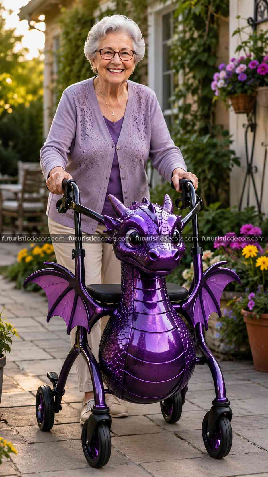 cute dragon-shaped walker