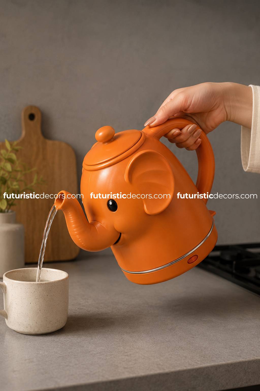 cute elephant electric kettles