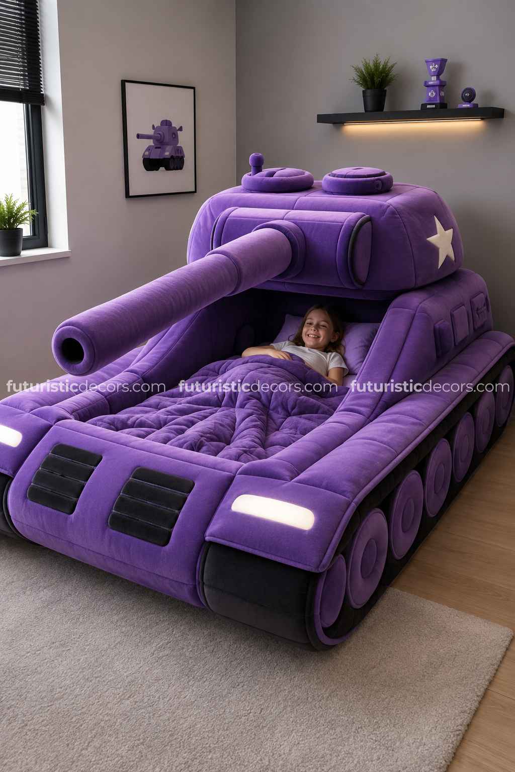 Giant Foam Tank Beds