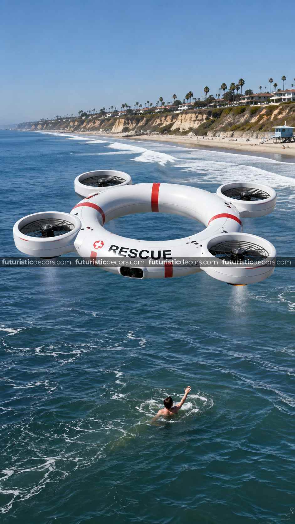 water rescue drone