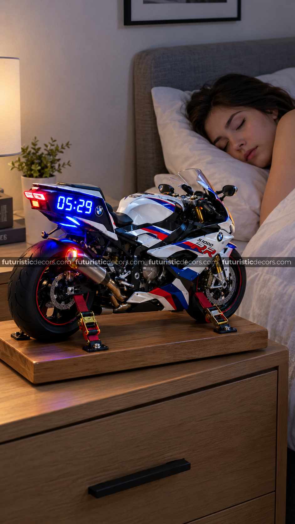 BMW S1000RR Alarm Clock: Why Motorcycle Fans Need One? BMW-shaped alarm clock