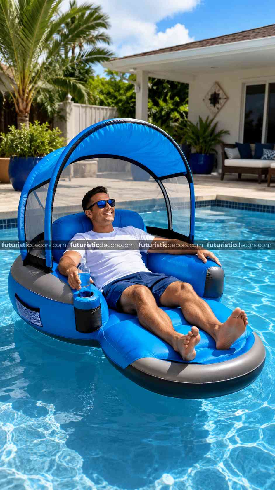 inflatable outdoor recliner chair