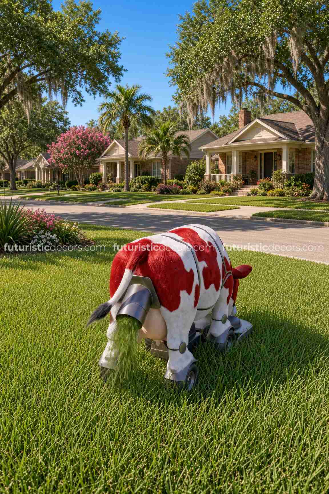 Robot Cow Lawn Mower