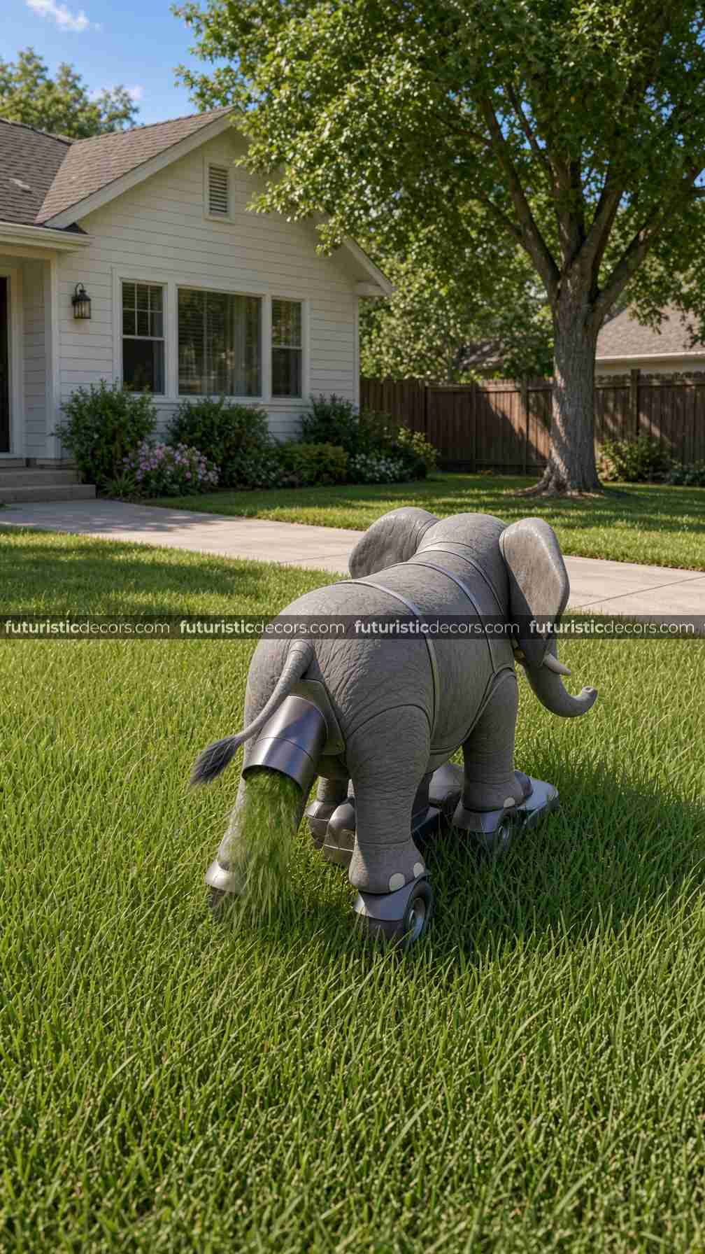 Robot Elephant Lawn Mower