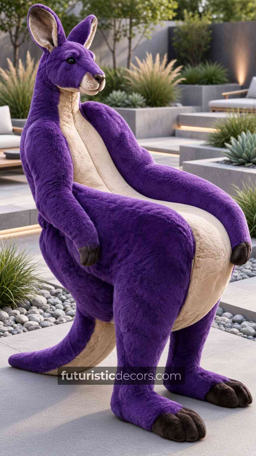 Cute Kangaroo hopping recliner