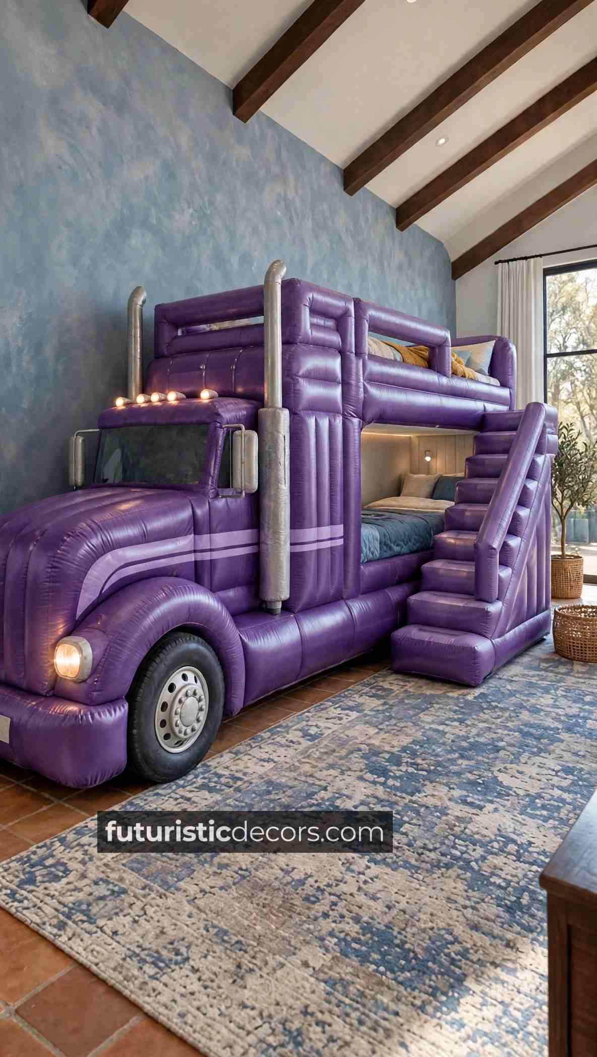 Semi Truck Bunk Beds — Top 4 Fun Design for Bedroom Giant Semi Truck Bunk Beds